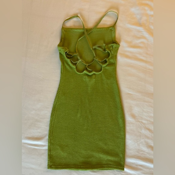 Urban Outfitters Green Tyra Spaghetti Strapped Bodycon Dress Size XS - Picture 4 of 9